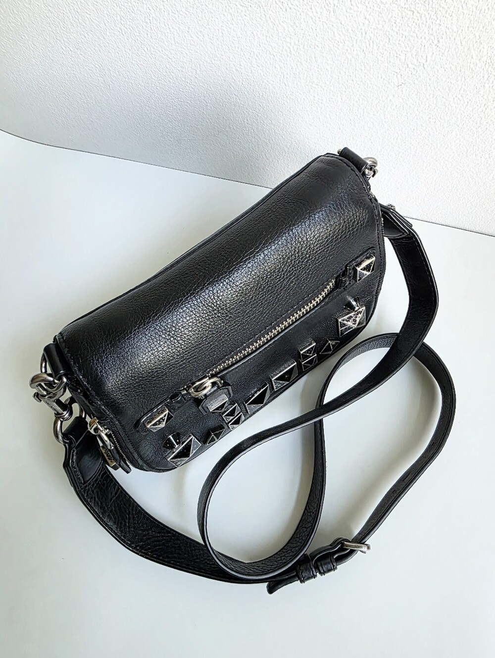Marc Jacobs Recruit Studded Saddle Bag - Picture 6 of 14